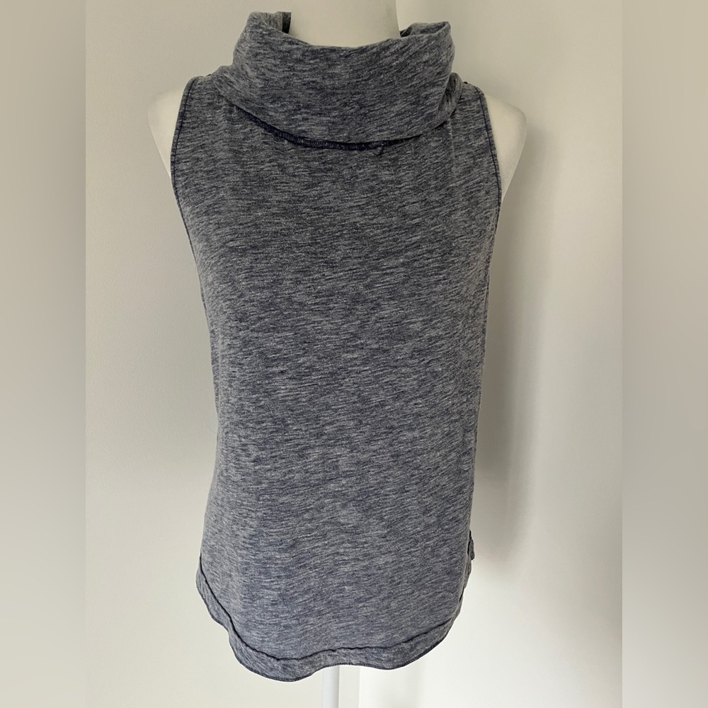 Free People Cowl Neck Tank Top purple Sz M *H30